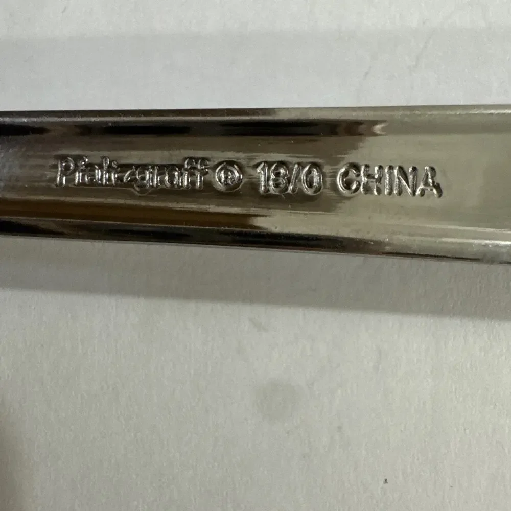 Pfaltzgraff 18/0 Glossy Stainless Steel Flatware Serving Spoon Replacement